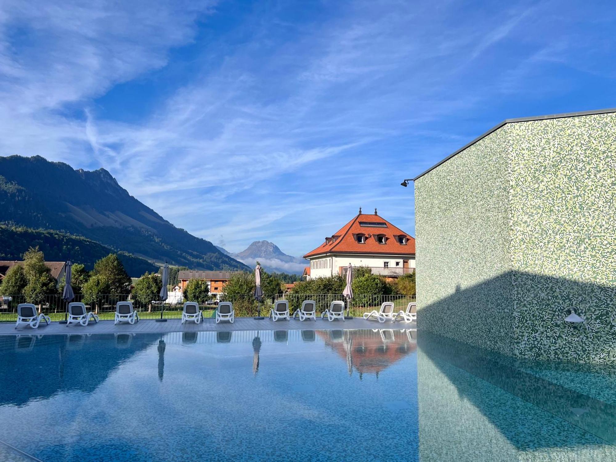 Hotel Cailler & Bains De La Gruyere Charmey Dış mekan fotoğraf