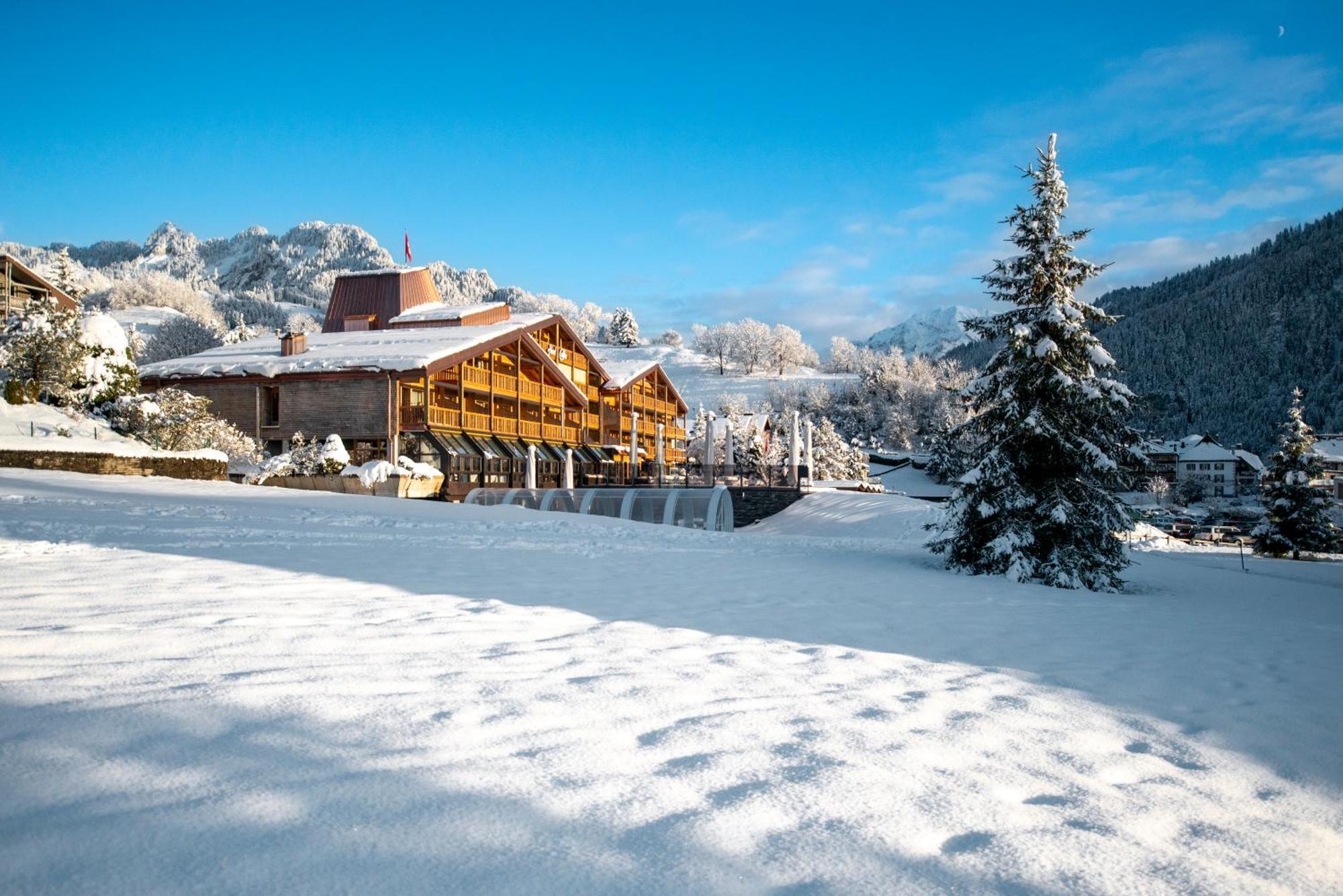 Hotel Cailler & Bains De La Gruyere Charmey Dış mekan fotoğraf